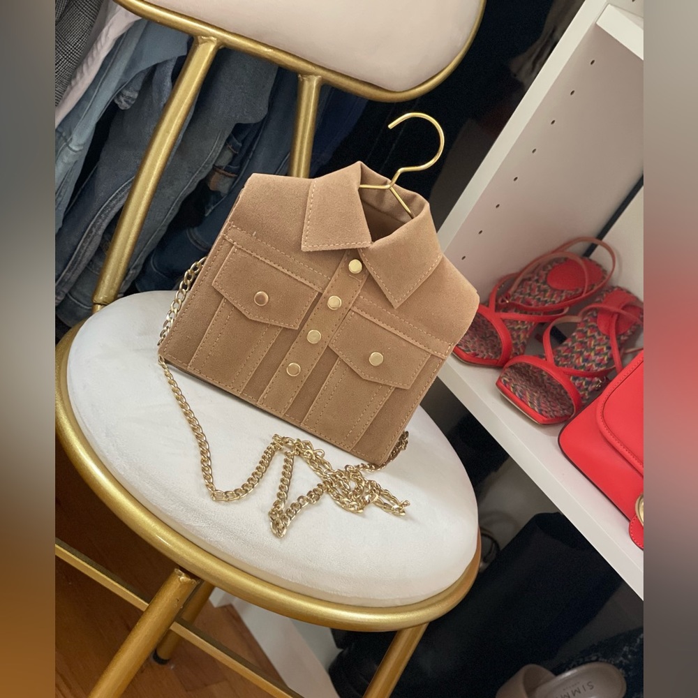 Mini Button up Bag (beige)